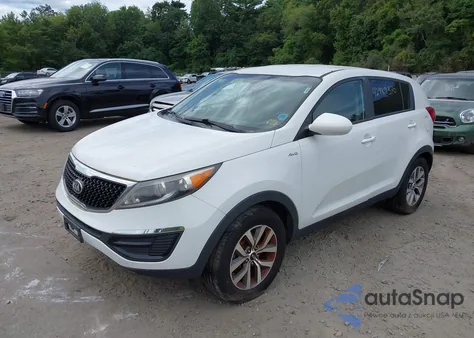 2016 Kia Sportage Lx from USA, damaged, VIN KNDPBCAC3G7864495